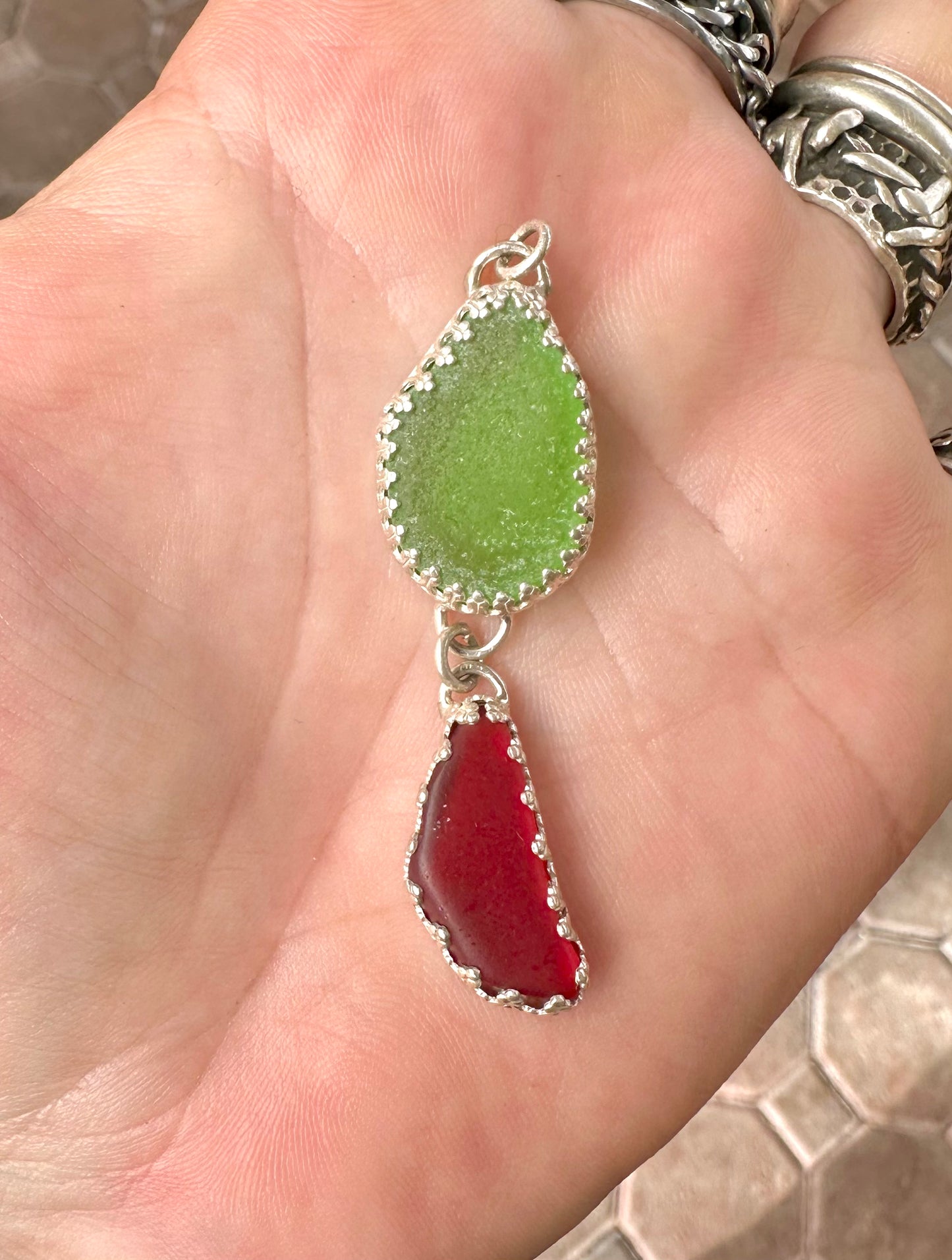 Lake Erie Beach Glass Pendant