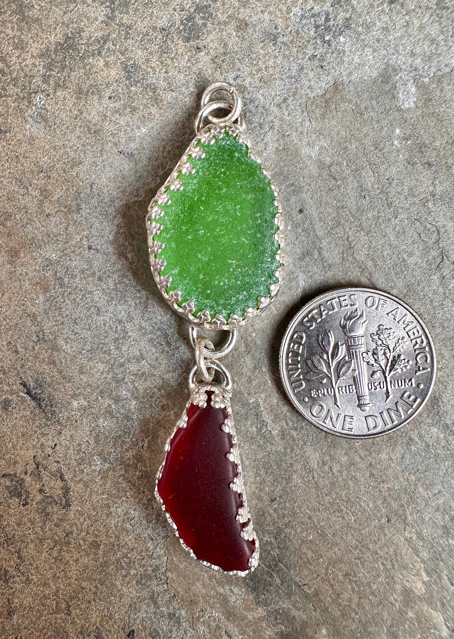 Lake Erie Beach Glass Pendant