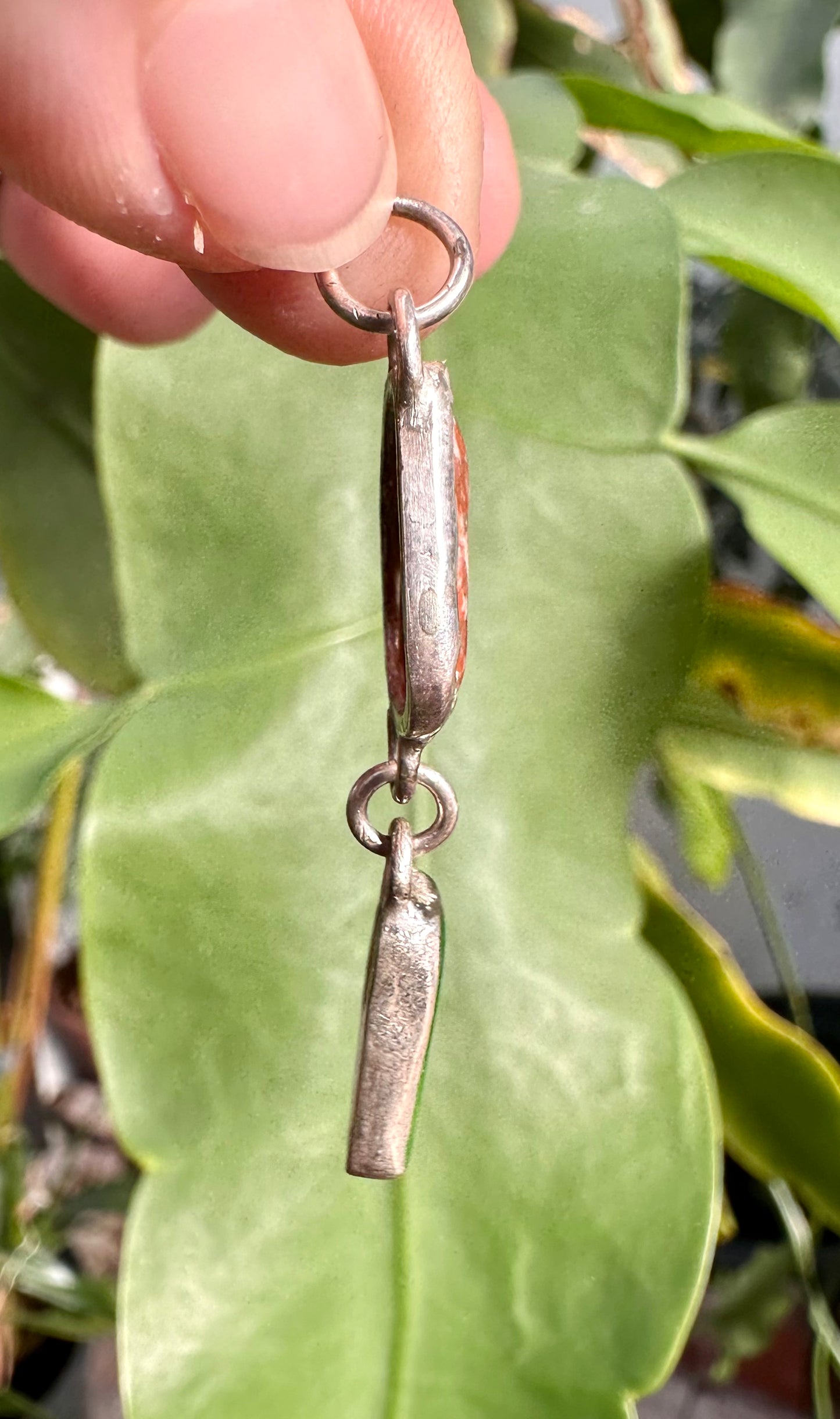 Lake Erie Beach Stone and Glass Pendant