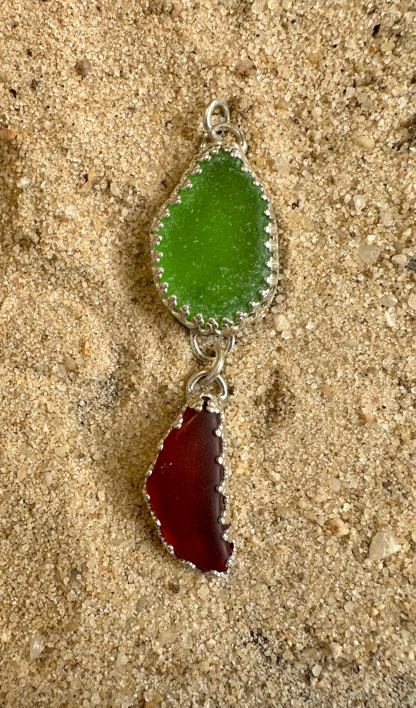 Lake Erie Beach Glass Pendant